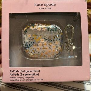 Kate Spade AirPods Case For 3rd Gen NWT Designer Trendy Travel Accessories